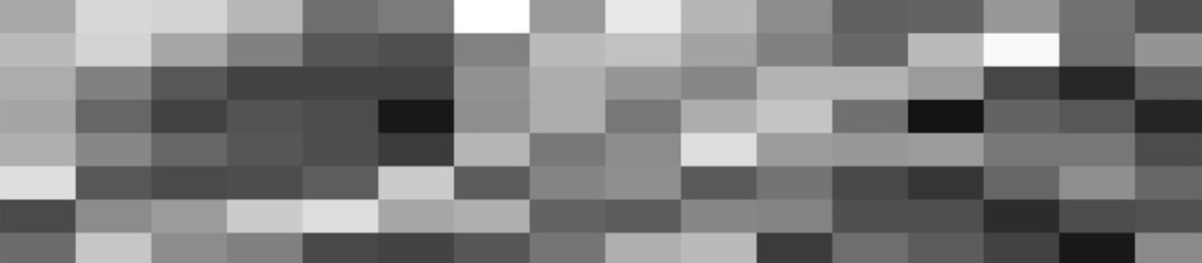 gray pixels silver grid palette black and white shades rectangular mosaic pattern abstract monochrome background
