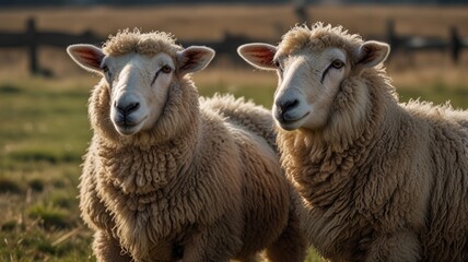 Obraz premium Sheep Flock