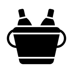 Champagne Solid Icon