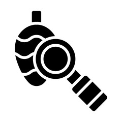 Find Pinecone Solid Icon