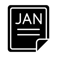 Greeting Card Solid Icon