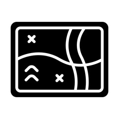 Maps War Solid Icon