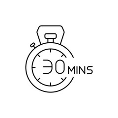 
Outline Lap Icon, Circle icon to mark lap or lap in time measurement.