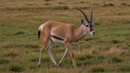 Saiga Antelope in Pasture