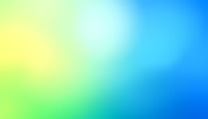 Blue, Green, Yellow Gradient Background with Noise Texture