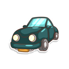 cartoon cute car transportation illustration art