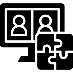 virtual team building icon