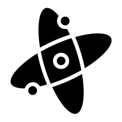 Galaxy Planet Space Glyph Icon