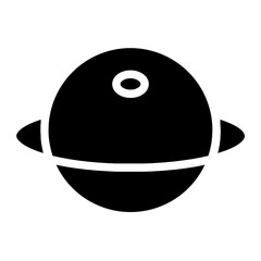 Planet Space Stars Glyph Icon
