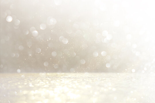 Fototapeta Abstract background of soft focus bokeh lights