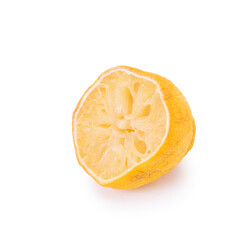 Half of old lemon