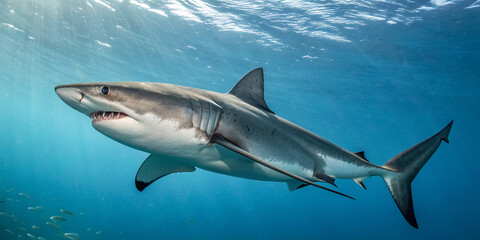 Fototapeta premium Shark Side View