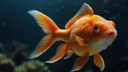  Golden Fish Underwater