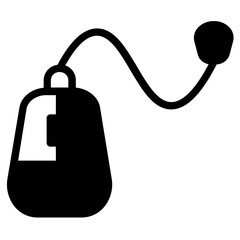 Electronics Mouse Parts Glyph Icon