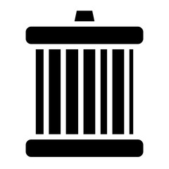 Parts Radiator Service Glyph Icon