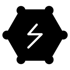 Aspects Components Energy Glyph Icon
