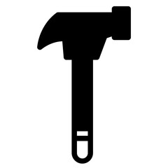 Hammer Industry Tool Glyph Icon