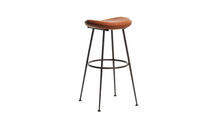Stylish 3D Cartoonish Bar Stool with Metal Legs for Modern Interiors