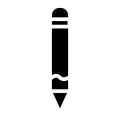 Pencil Industry Business Glyph Icon