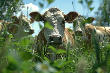 Obraz premium Beef cow isolated