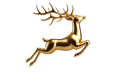 Majestic Golden Deer For Wildlife Design