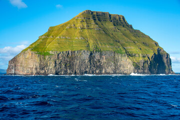 Naklejka premium Island of Litla Dimun - Faroe Islands