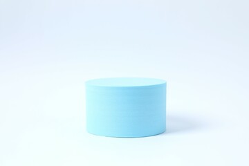 Props for product photography. Podium on a white background