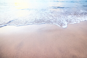 sea foam on the sand abstract background abstract water ocean