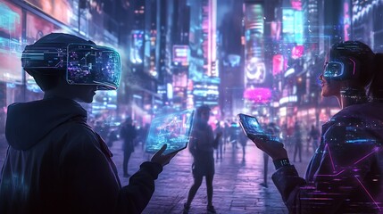Immersed in a Virtual Cityscape