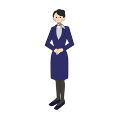 スーツの女性（微笑）