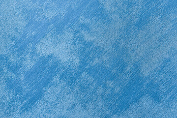 Texture of blue decorative plaster or concrete. Grunge background for design.