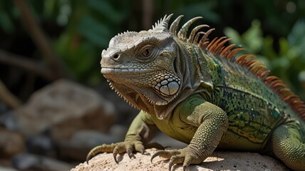 Obraz premium Iguana Close-Up
