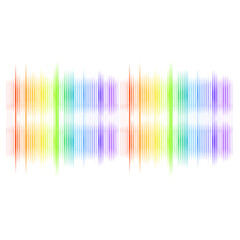 sound wave Effect. gradient music. rainbow wave. rainbow sound wave Effect.