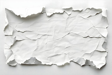 White Torn Paper Abstract Background Illustration