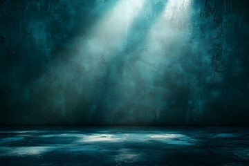 Teal Abstract Background Illustration