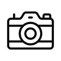 Camera vector design in modern and trendy style, photography device icon