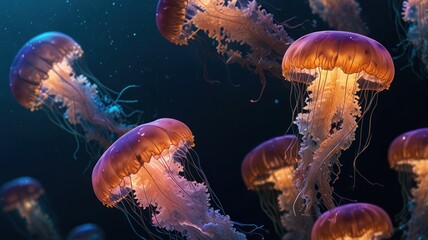 Fototapeta premium Jellyfish Glow