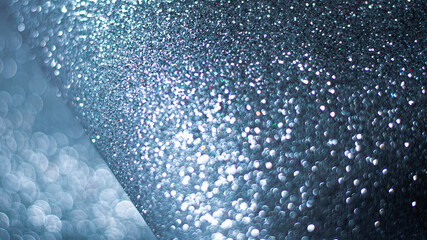Silver glitter background texture white sparkling shiny wrapping paper for Christmas holiday...