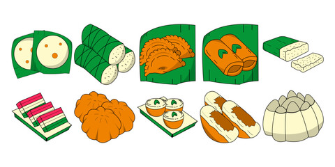 Indonesian Food Illustration