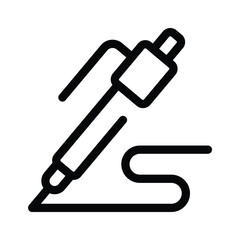 Ready to use icon of writing pen in modern style