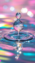 Water Drop Abstract Illustration