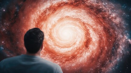 Fototapeta premium Telescope Observation of Distant Planetary Systems Unveiling Cosmic Wonders A Captivating Glimpse into the Mysteries of the Universe