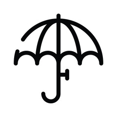 An umbrella symbolizing protection from rain or sun