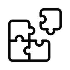 A puzzle piece symbolizing problem solving or creative thinking