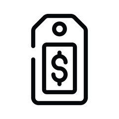 Vector of sale tag in modern style, premium icon