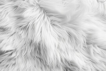 White fur texture  close up.Useful as background