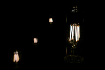 Ampoules à led allumées