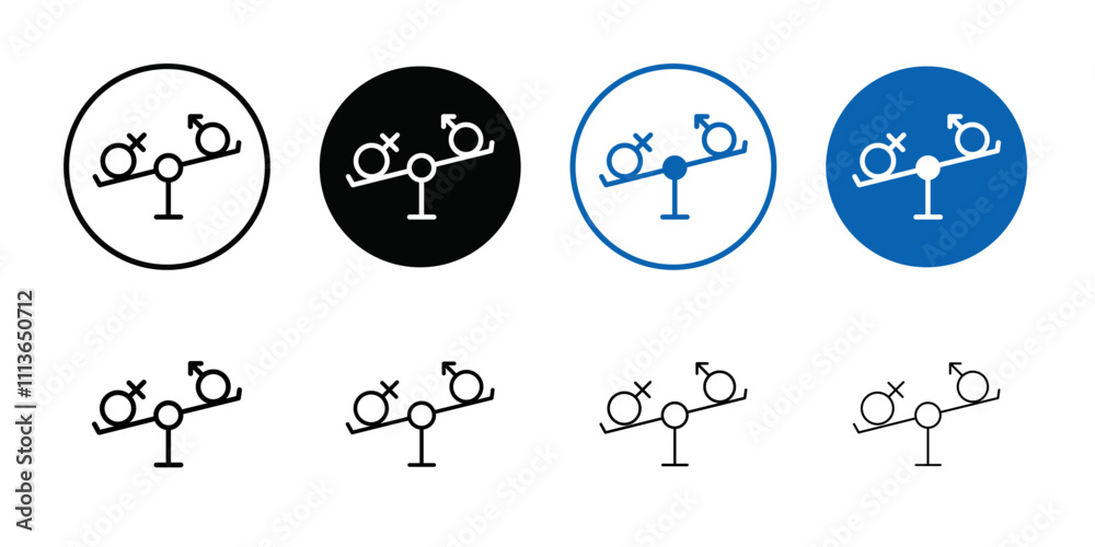 Aufkleber hormone imbalance icon outline vector for web ui