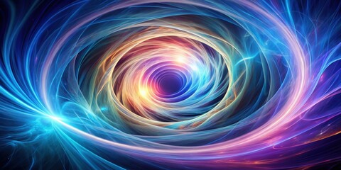 Obraz premium Abstract swirling energy vortex , energy, vortex, abstract, digital art, design, power, futuristic, motion, dynamic, movement