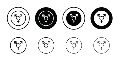 Rainbow LGBT flag icon Outline vector for web ui